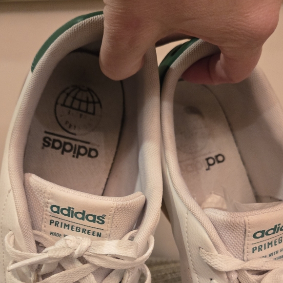 ADIDAS Advantage Eco Sneakers Primegreen Perforated 3 Stripes Men's 13 VGUC - Picture 7 of 11